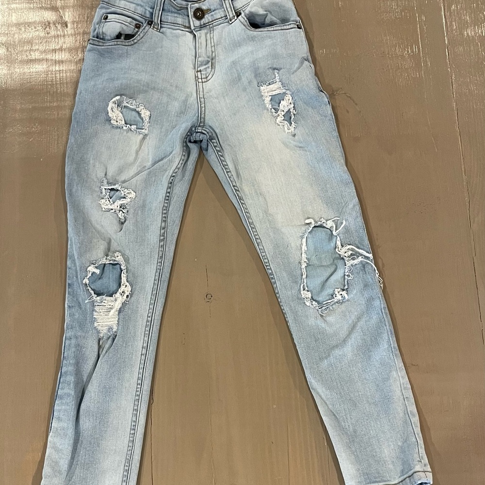RSQ Kids Light Blue Ripped Jeans